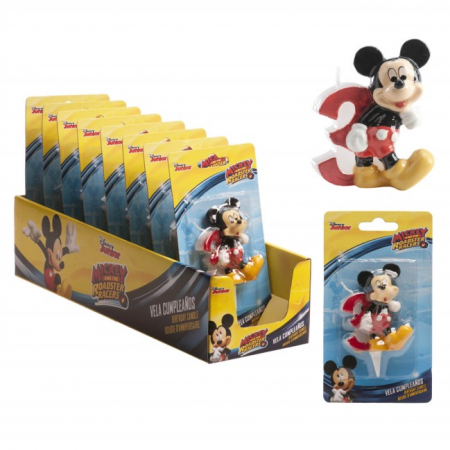 Lumanare tort cifra 3 Mickey Mouse 3D 6.5 cm [1]