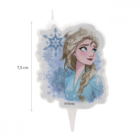 Lumanare tort Frozen II / Elsa 2D 7.5 cm [1]
