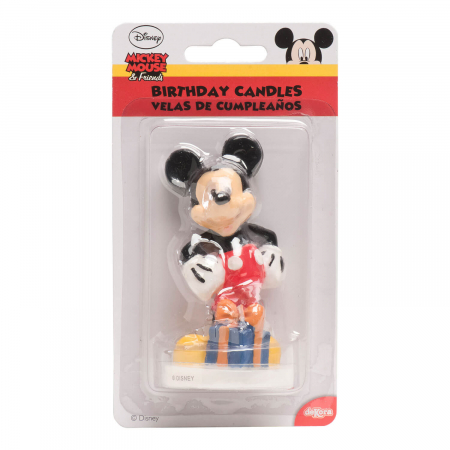 Lumanare tort Mickey Mouse 3D 8 cm [5]