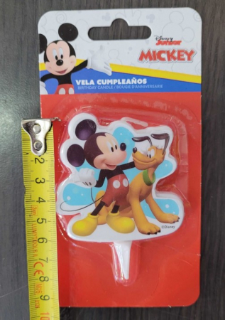 Lumanare tort Mickey si Pluto 2D 7 cm [4]