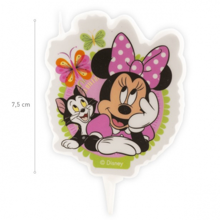 Lumanare tort Minnie Mouse 2D 7.5 cm [1]