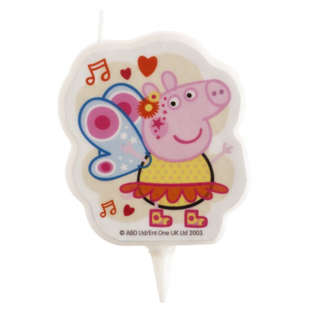 Peppa Pig - Baloane - Lumanare tort Peppa Pig 2D 7 cm