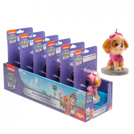 Lumanare tort Skye 3D Paw Patrol / Patrula Catelusilor 7 cm [3]