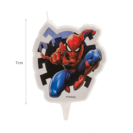 Lumanare tort Spiderman 2D 7 cm [1]