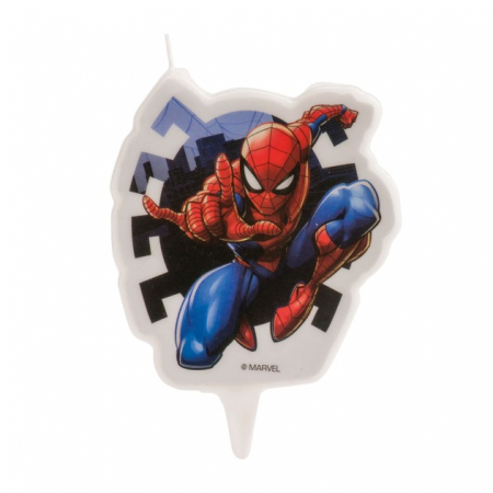 Lumanare tort Spiderman 2D 7 cm [0]