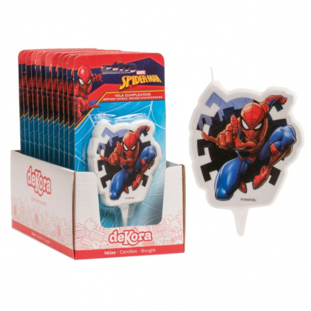 Lumanare tort Spiderman 2D 7 cm [3]