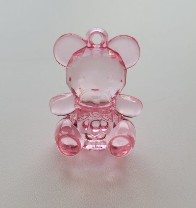 Marturie Ursulet Roz 4 cm [2]