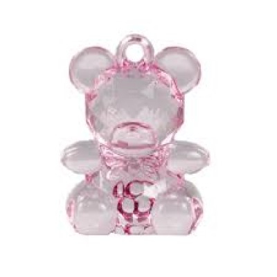 Botez fata - Accesorii pentru decoratiuni - Marturie Ursulet Roz 4 cm
