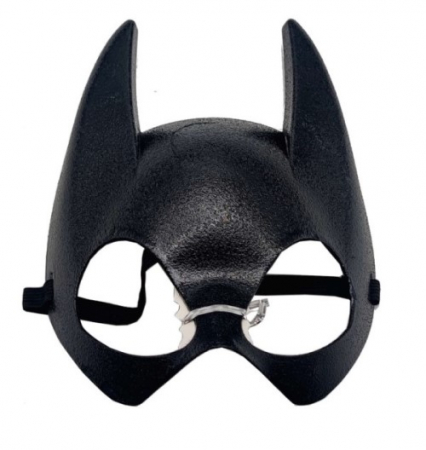 Masti - Masca neagra plastic Batman 18 x 15 cm