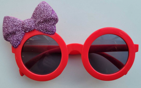 Ochelari rosii Minnie fundita roz [1]