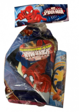Tunuri confeti - Pachet decor Spiderman 3 piese