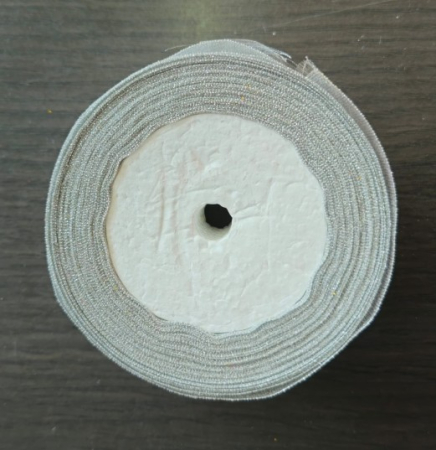 Panglica argintie sclipici 4 x 20 m [1]