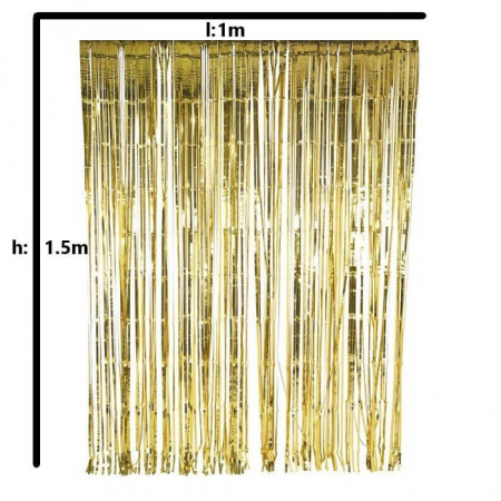 Perdea beteala aurie 1 x 1.5m [1]