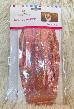 Perdea beteala rose gold holograma 2 x 1 m [1]