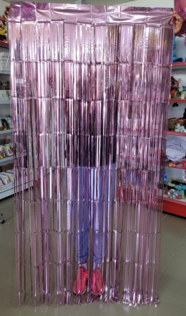 Perdea beteala roz deschis 100 x 200 cm [1]