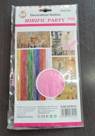 Perdea beteala roz deschis mat 1 x 2 m [3]