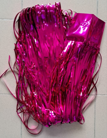 Perdea beteala roz metalic 1 m x 2 m [2]