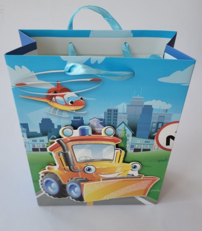 Punga cadou baieti escavator mica 24 * 18 cm [1]