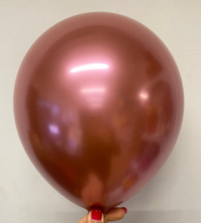 Set 10 baloane cu confetti roz 30cm [1]