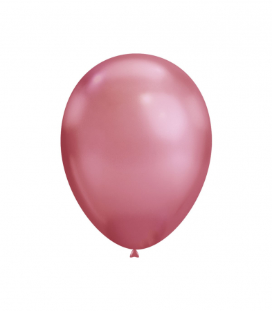Baloane & seturi baloane din latex - Set 10 baloane latex chrome roz 30 cm