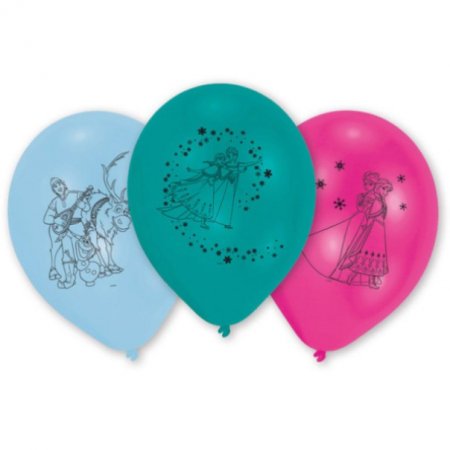 Baloane & seturi baloane din latex - Set 10 baloane latex Frozen 25.4 cm