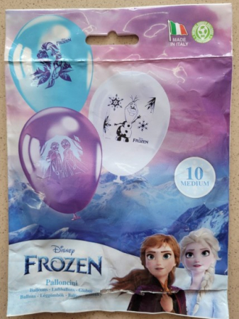 Set 10 baloane latex Frozen 30 cm [8]