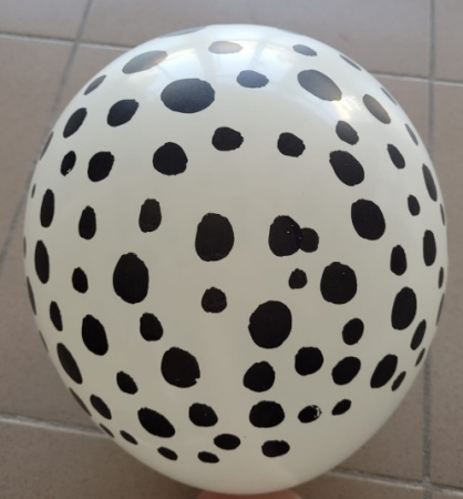 Set 10 baloane latex ivoire imprimat leopard 30 cm [3]