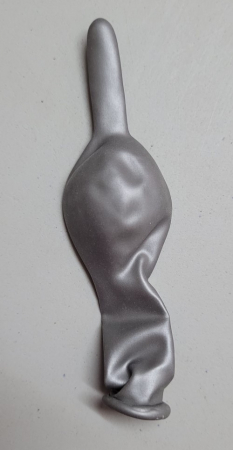 Set 10 baloane latex link o loon argintiu metalizat 15 cm [3]