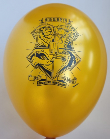 Set 10 baloane latex metalizat Harry Potter 30 cm [1]