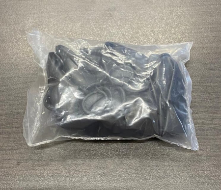 Set 10 baloane latex metalizat sidef negru 30 cm [5]