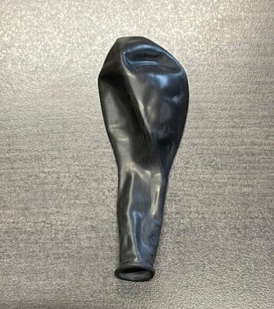 Set 10 baloane latex metalizat sidef negru 30 cm [2]