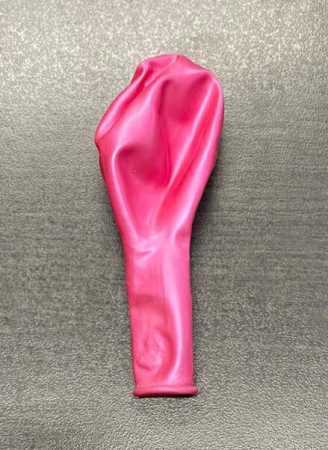 Set 10 baloane latex metalizat sidef roz 30 cm [2]
