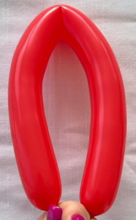 Set 10 baloane latex modelaj 160 rosu [1]