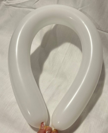 Set 10 baloane latex modelaj 360 alb [2]