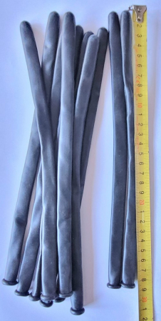Set 10 baloane latex modelaj 360 negru [4]