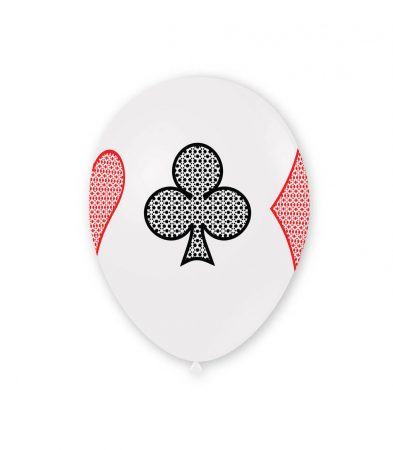 Set 10 baloane latex Poker 30 cm [2]