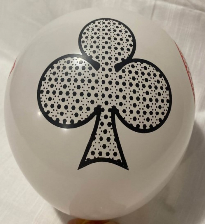 Set 10 baloane latex Poker 30 cm [6]