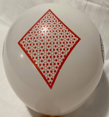 Set 10 baloane latex Poker 30 cm [5]