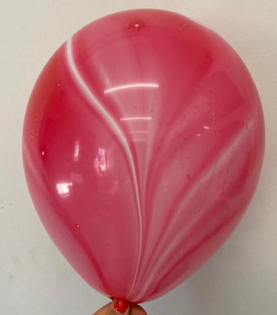 Set 5 baloane latex rosu degrade 35 cm [3]