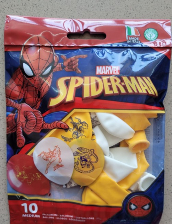 Set 10 baloane latex Spiderman 30 cm [8]