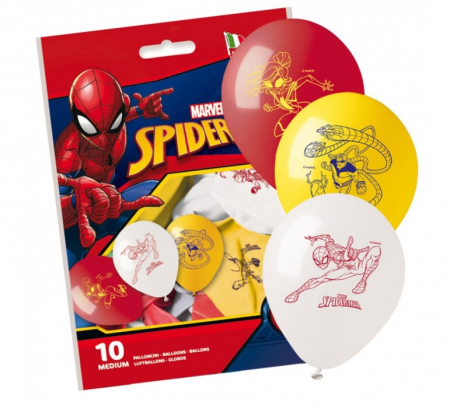Set 10 baloane latex Spiderman 30 cm [0]