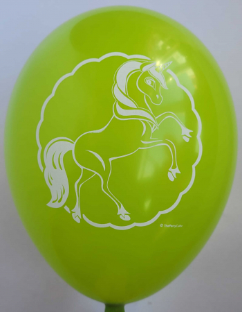 Set 10 baloane latex Unicorn roz 30 cm [3]