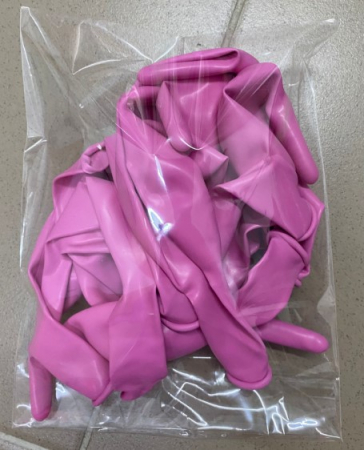Set 10 balone latex link o loon roz 35cm [3]