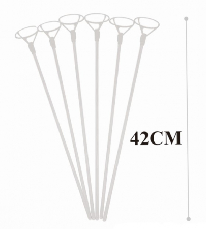 Set 10 bete cu rozete albe 42 cm [2]