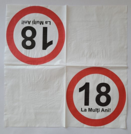 Set 10 servetele Majorat La multi ani 33 cm [2]