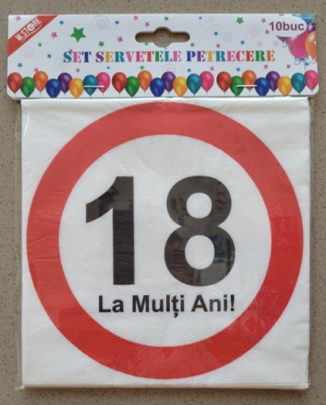 Set 10 servetele Majorat La multi ani 33 cm [3]