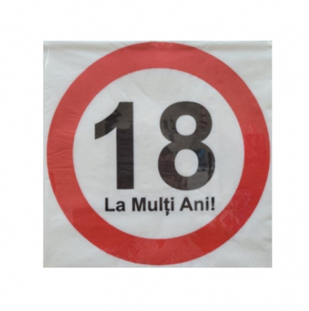 Set 10 servetele Majorat La multi ani 33 cm [1]