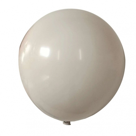 Baloane din latex 13cm - Set 100 baloane latex alb nisip 13 cm
