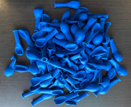 Set 100 baloane latex albastru 13 cm [3]