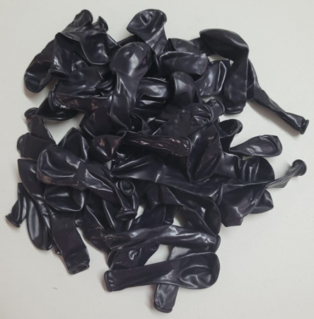 Set 100 baloane latex albastru inchis / midnight blue clear 13 cm [3]